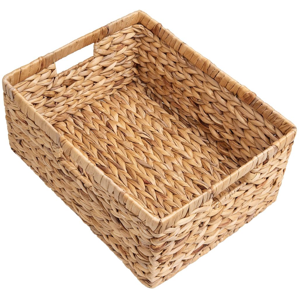 Lafos HandiCraft- Water Hyacinth Basket with Built-in Handles