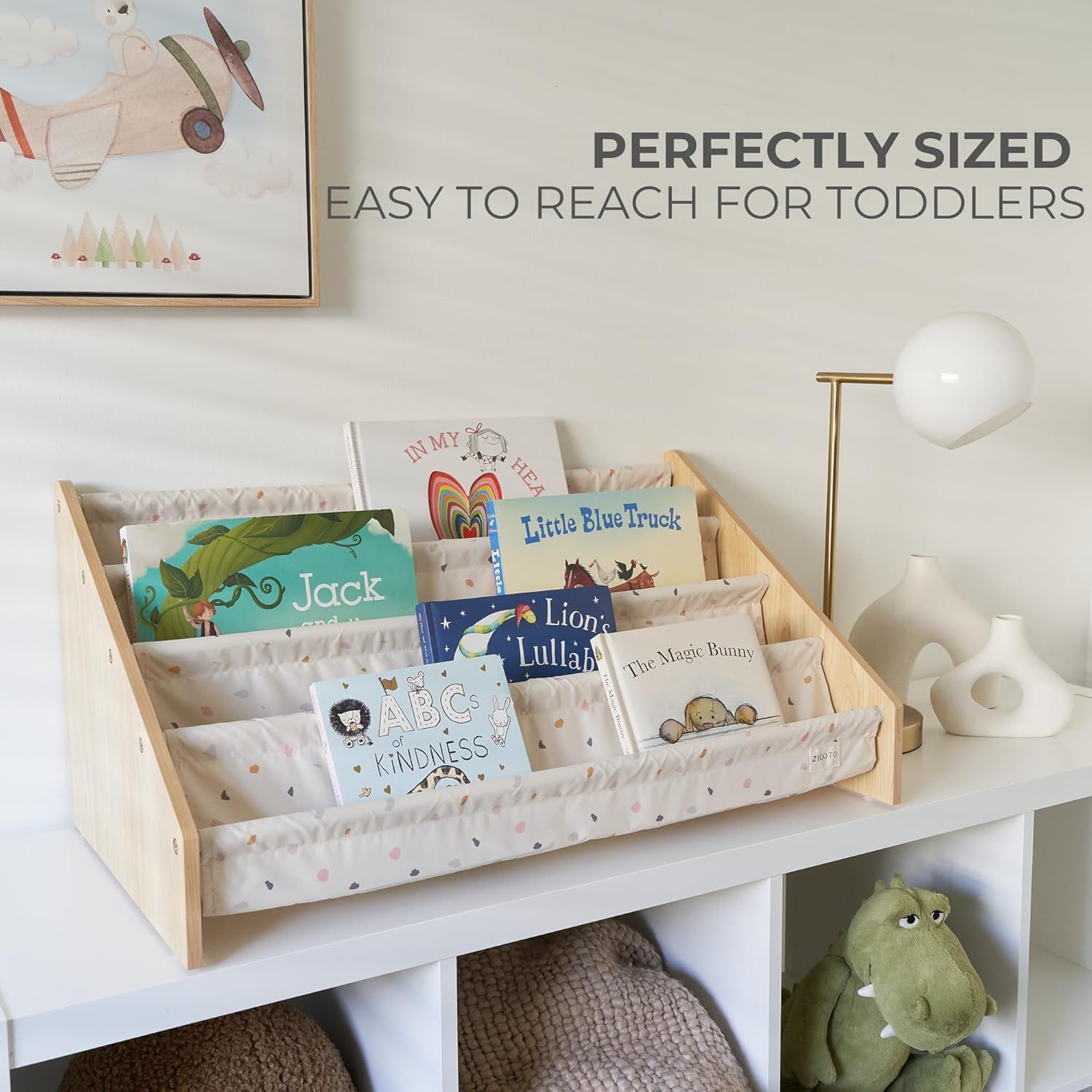 LAFOS Decorative Bookshelf for Kids - Beautiful Shelf to Display All Books of Your Little One-Funiture for kid
