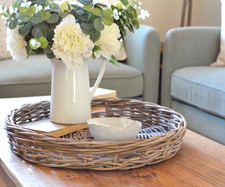 Lafos HandiCraft-Round Rattan Tray