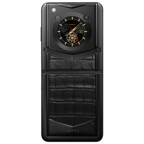  Vertu Ironflip Basalt Black Alli Bes Fee Alligator Skin 