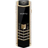  Vertu Signature V Black Gold Diamond Iron Alligator 