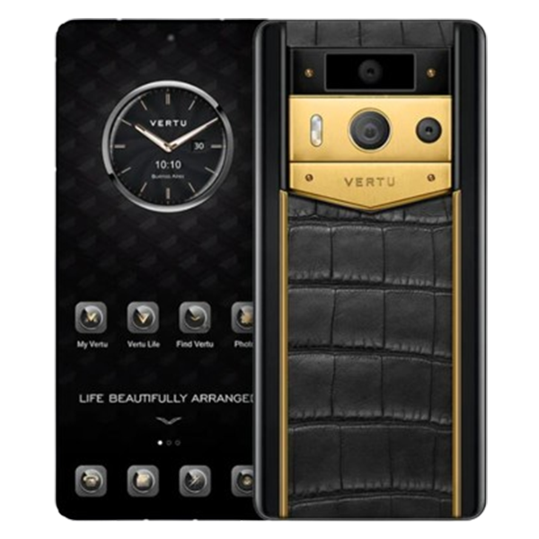  METAVERTU 2 Generation Luxury Custom Made Alligator Gold Black 