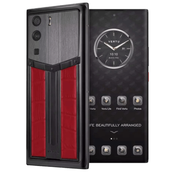  METAVERTU Race Track Design Alligator Skin - Flame Red Pro 