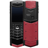  Vertu Signature V Pure Black Lizard Red 