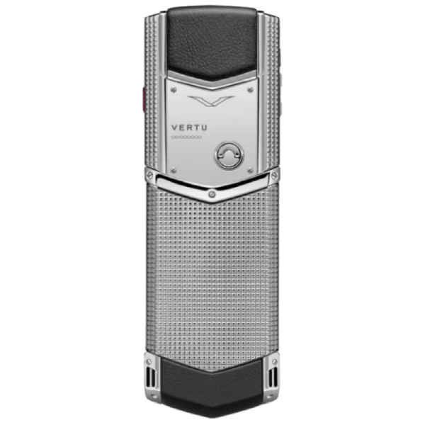  Vertu Signature V Pure Silver Clous De Paris 