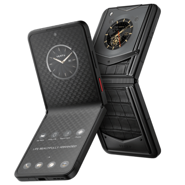  Vertu Ironflip Basalt Black Alli Bes Fee Alligator Skin 