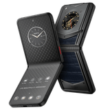  Vertu Ironflip Navy Blue Alli Bes Fee Alligator Skin 