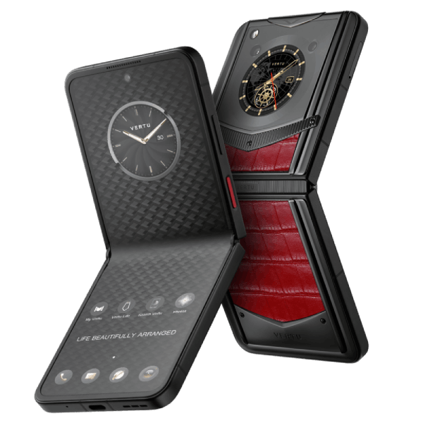  Vertu Ironflip Flame Red Alli Bes Fee Alligator Skin 