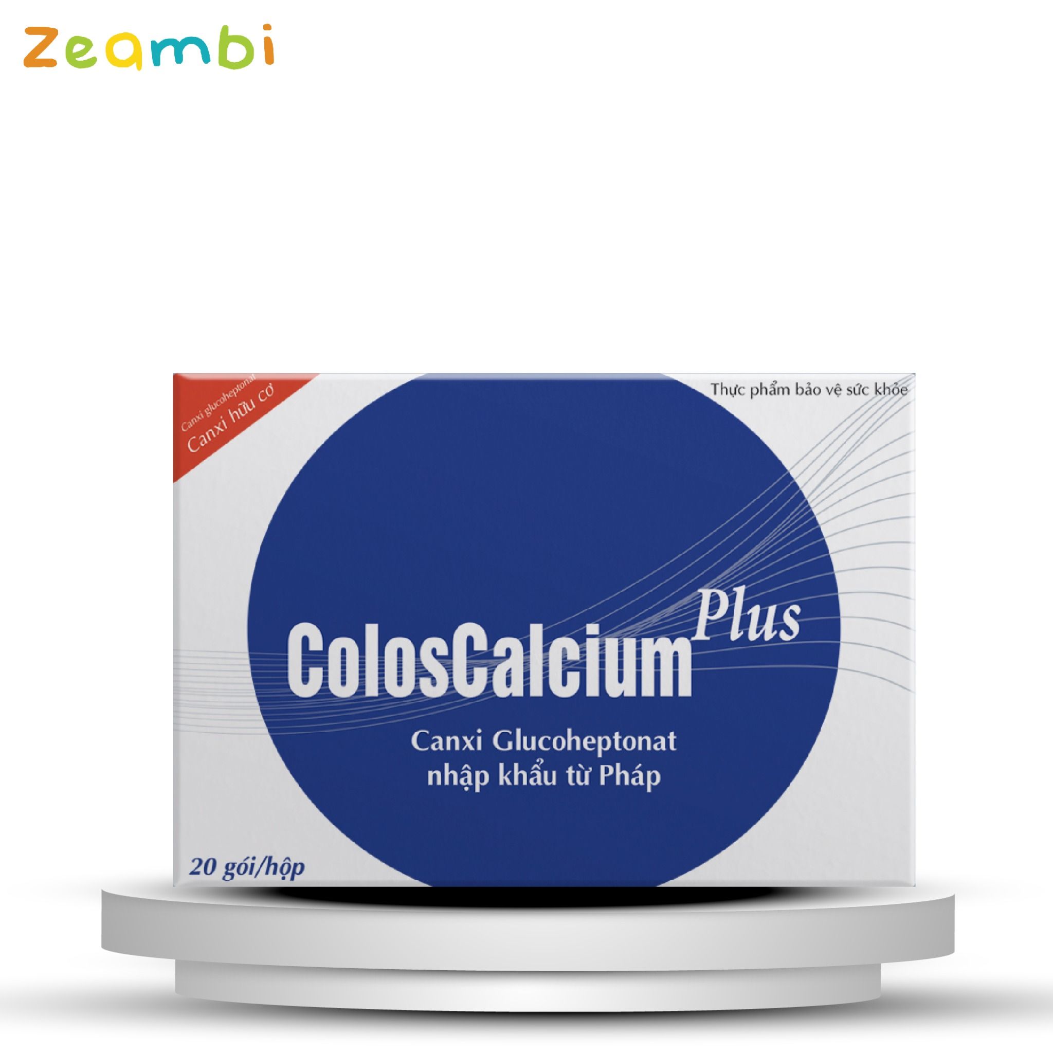 Combo 2 hộp Canxi hữu cơ Coloscalcium Plus cho bé