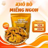  Khô Bò Miếng Ngon Ba Thức Food chuẩn đặc sản Tây Nguyên 500gram - 1kg 
