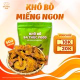  Khô Bò Miếng Ngon Ba Thức Food chuẩn đặc sản Tây Nguyên 500gram - 1kg 