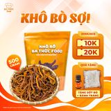  Khô Bò Sợi Tây Nguyên Ba Thức Food Chuẩn Đặc Sản Tây Nguyên 500gram 