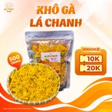  Khô Gà Xé Lá Chanh Ba Thức Food thơm ngon đậm vị loại 1kg 