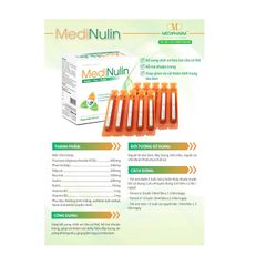 Dung dịch uống Medinulin - Hỗ trợ nhuận tràng, tiêu hóa (Hộp 4 vỉ x 5 ống)