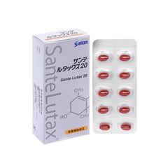 Sante Lutax 20 - Bổ sung lutein, hỗ trợ giảm nguy cơ thoái hóa hoàng điểm và đục thủy tinh thể (Hộp 3 vỉ x 10 viên)