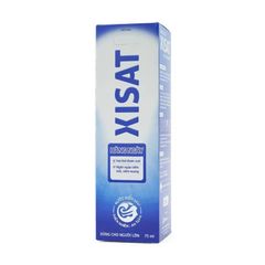 Nước biển sâu Xisat -  Hằng ngày - Xịt sạch thông mũi (Hộp 1 chai 75ml)