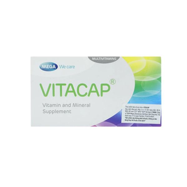 Vitacap Bổ sung vitamin và khoáng chất (Hộp 5 vỉ x 10 viên nang mềm