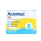 Acemuc kids 200mg - Long đàm, tiêu nhầy, giảm ho (Hộp 30 gói x 1g)