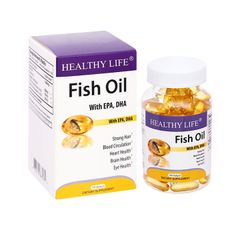 Healthy Life Omega 3 - Hỗ trợ bổ sung Omega 3, tốt cho não, mắt và tim mạch (Hộp 100 viên)