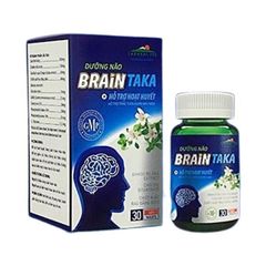 Brain Taka - Hỗ trợ hoạt huyết, tăng tuần hoàn máu não (Hộp 30 viên)