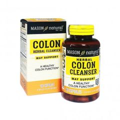 Mason Natural Colon Herbal Cleanser May Support - Giúp làm sạch đại tràng, hỗ trợ viêm đại tràng (Hộp x 100 viên nang cứng)