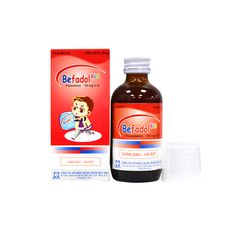 Befadol Kid 150mg - Hạ sốt, giảm đau dùng cho trẻ em (Hộp 1 chai 60ml)