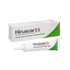 Hiruscar Anti-Acne Spot Gel - Ngăn ngừa mụn, tăng độ ẩm cho da, làm sáng da và giảm thâm do mụn (Tuýp 10g)
