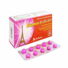 Vitamin B1-B6-B12 - Giúp bổ sung vitamin B1, B6, B12 cần thiết cho cơ thể, giúp cải thiện tình trạng suy nhược cơ thể, mệt mỏi (Hộp 10 vỉ x 10 viên)