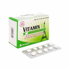 Vitamin B1 Sugar - Giúp bổ sung và phòng ngừa thiếu hụt vitamin B1 cho cơ thể (Hộp 10 vỉ x 10 viên)