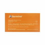 Allermine 4mg - Dùng trong các trường hợp dị ứng (Hộp 10 vỉ x 20 viên)