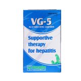 VG-5 - Hạ men gan, tăng cường chức năng gan, phục hồi tế bào gan (Hộp 1 lọ 40 viên)