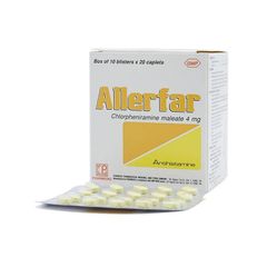 Allerfar- Điều trị dị ứng (Hộp 10 vỉ x 20 viên)