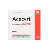 Acecyst 200mg - Long đờm, làm dịu cơn ho, làm thông thoáng đường hô hấp (Hộp 30 gói x 1,6g)