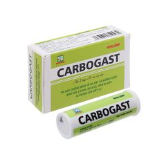 Carbogast - ĐIều trị các chứng bệnh về dạ dày và đường ruột (Hộp 2 tuýp x 15 viên nén nhai)
