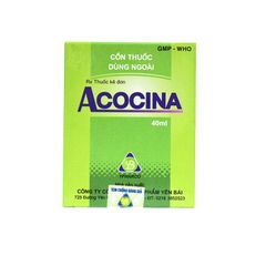 Acocina 40ml - Giảm đau, tiêu sưng, trong các trường hợp chấn thương, đau nhức cơ xương khớp, cảm lạnh (Hộp 1 lọ x 40 ml)