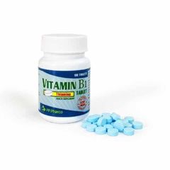 Vitamin B1 Tablet - Giúp bổ sung và phòng ngừa thiếu hụt vitamin B1 cho cơ thể (Chai 100 viên)