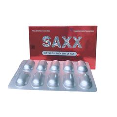 Saxx - Hỗ trợ cải thiện sinh lý nam giới (Hộp 20 viên)