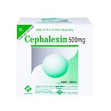 Cephalexin 500mg - Điều trị nhiễm khuẩn do các vi khuẩn nhạy cảm (Hộp 10 vỉ x 10 viên)