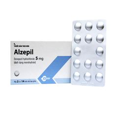 Alzepil 5mg - Điều trị các triệu chứng của bệnh Ahzheimer (Hộp 2 vỉ x 14 viên)