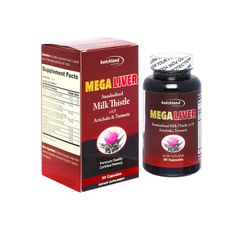 Hotchland Mega Liver - Giúp giải độc, tăng cường chức năng gan (Hộp 30 viên)