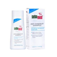 Dầu gội giúp trị gàu Sebamed Hair Care Anti-Dandruff Shampoo - Làm sạch tóc và da đầu, loại bỏ các mảng gàu, nấm da đầu, giảm tình trạng rụng tóc (Chai 200ml)