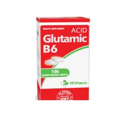 Thực phẩm bảo vệ sức khỏe Acid Glutamic B6 - Phòng ngừa và điều trị các triệu chứng suy nhược thần kinh (Hộp 1 chai 100 viên)
