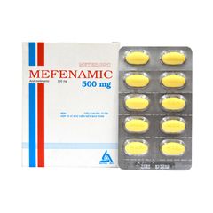 Mefenamic 500mg - Giảm đau, kháng viêm nhóm NSAID (Hộp 10 vỉ x 10 viên)