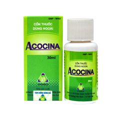 Acocina 30ml - Giảm đau, tiêu sưng, trong các trường hợp chấn thương, đau nhức cơ xương khớp, cảm lạnh (Hộp 1 chai 30ml)