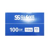 Găng tay y tế Nitrile không bột size M (màu trắng) (Hộp 100 chiếc)