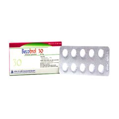 Becobrol 30mg - Giảm ho, long đàm (Hộp 2 vỉ x 10 viên)