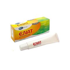 Enat Natural Vitamin E Cream - Giúp giữ ẩm, làm mờ các nếp nhăn da, loại bỏ tình trạng da khô, da nứt nẻ (Hộp 1 tuýp 30g)