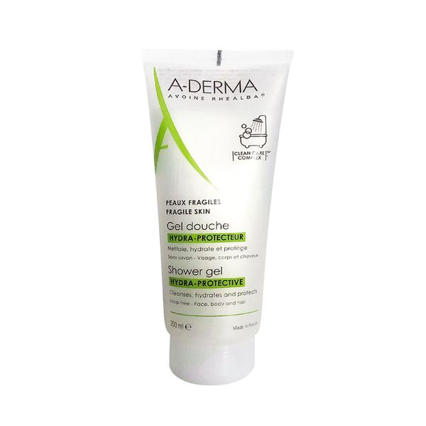 ADerma Shower Gel HydraProtective Gel rửa mặt, tắm gội hằng ngày c