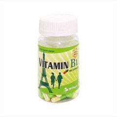 Vitamin B1 Capsule - Giúp bổ sung và phòng ngừa thiếu hụt vitamin B1 cho cơ thể (Chai 100 viên)