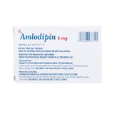 Amlodipin 5 mg - Điều trị tăng huyết áp (Hộp 3 vỉ x 10 viên)